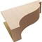 Ekena Millwork 12"W x 36"D x 24"H Classic Garner Rough Cedar Woodgrain TimberThane Corbel, Primed Tan CORUR12X36X24GARRCPR - alternate 3